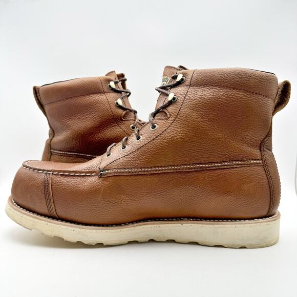 Irish Setter Mens Wingshooter 6" Work Boot 14 Wide Brown WP Composite Toe EH NIB - Picture 8 of 13